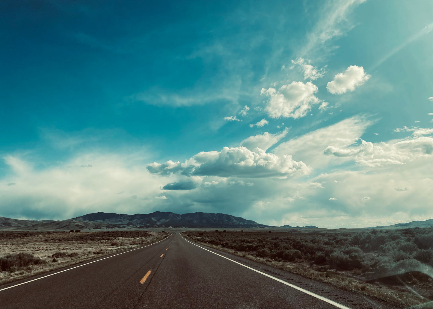 Signed Mountain Landscape 5x7 Photo